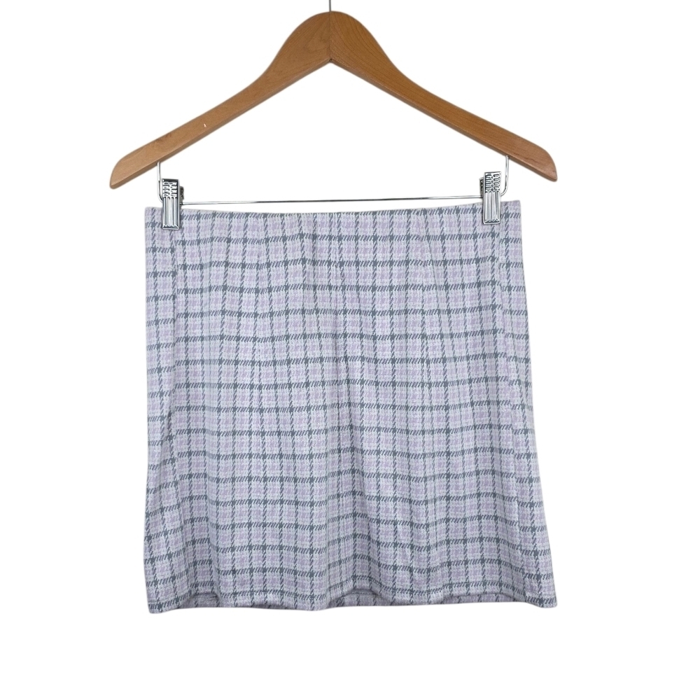 NWT American Eagle Super Hi-Rise Super Stretch Skirt Mini Plaid Pull On Size M‎
